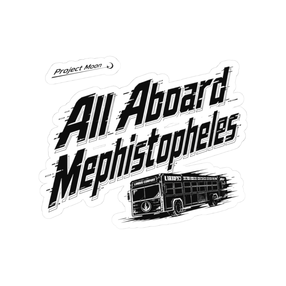 Limbus Company "All Aboard Mephistopheles" Sticker - alternate angle 1, merchandise