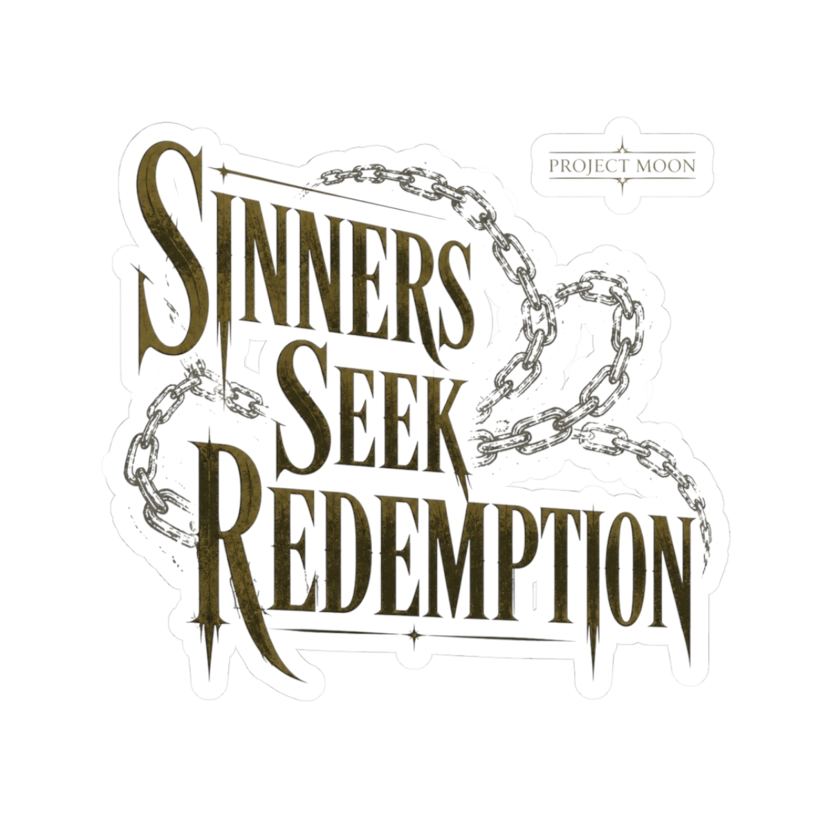 Limbus Company "Sinners Seek Redemption" Sticker - alternate angle 1, merchandise