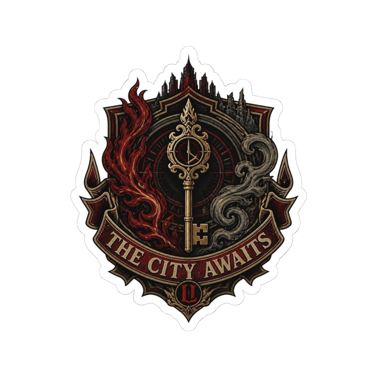 Limbus Company The City Awaits Sticker - alternate angle 2, merchandise